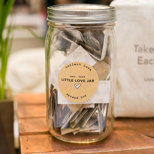 Message Filled Mason Jar love Wish Jar 